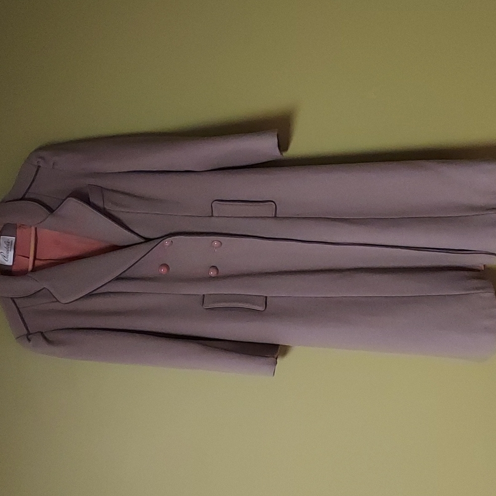 Vintage Paudele Fashions Small Wool Blend Trench Coat